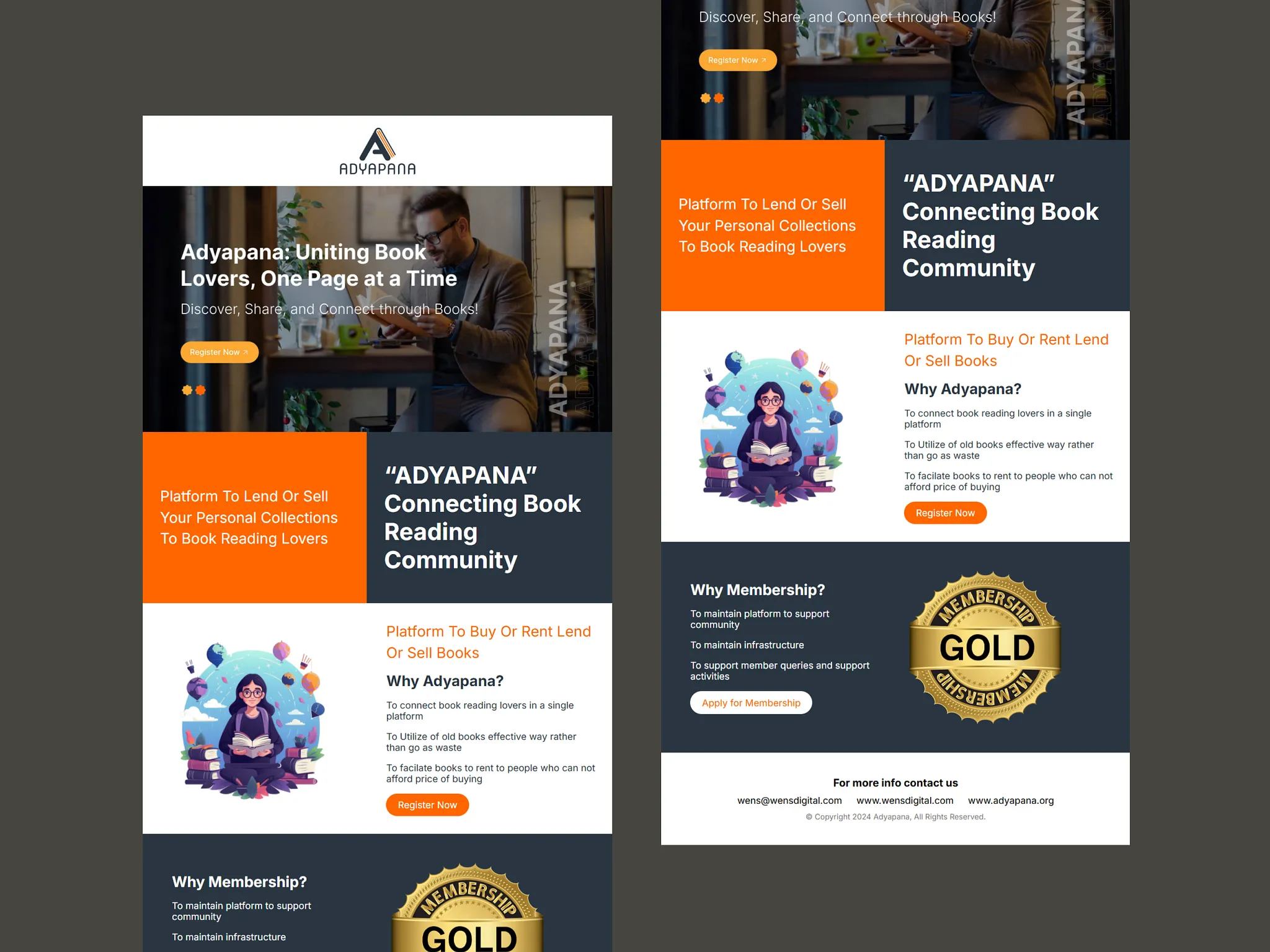 Solar home lighting solution website Template