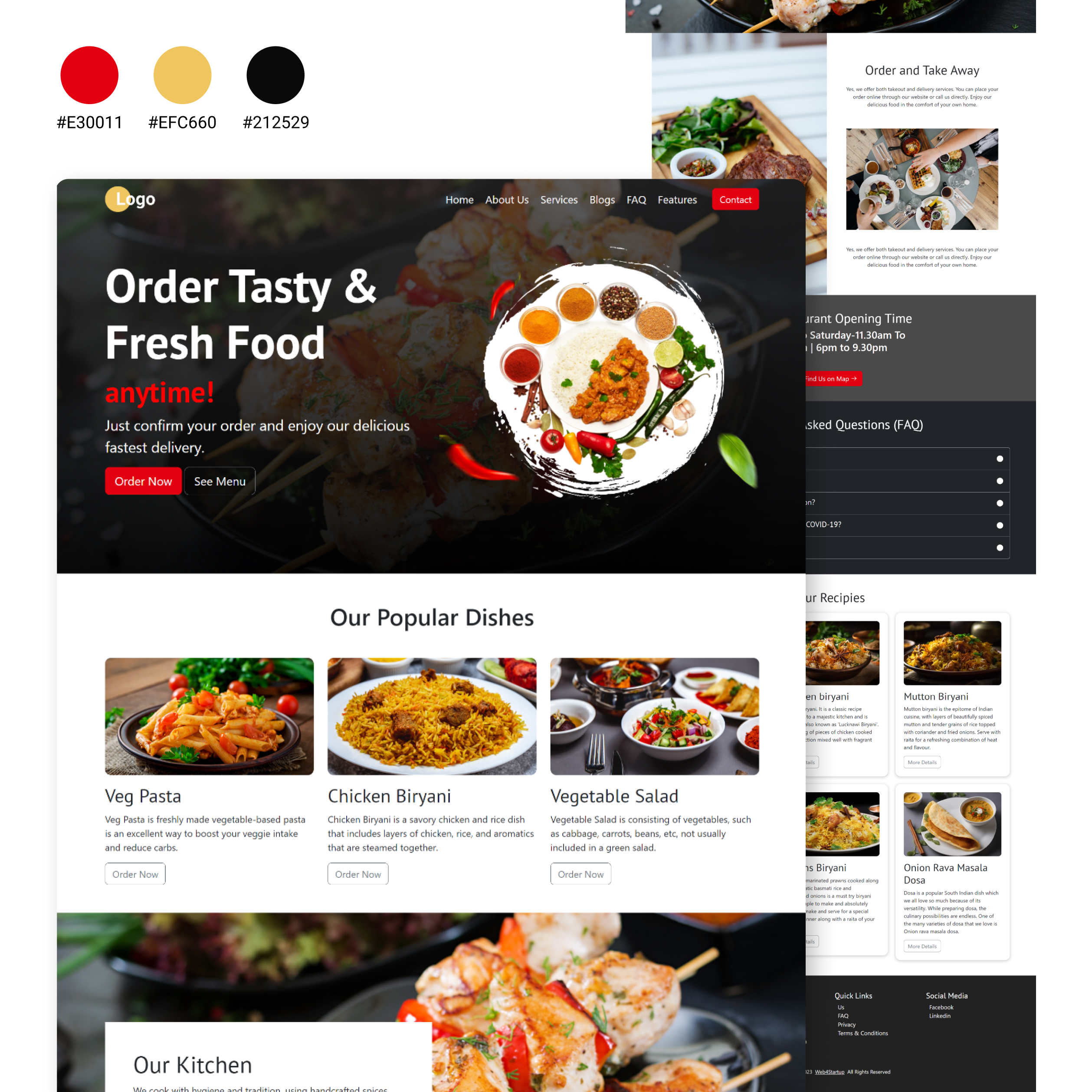 Restaurant Marketing Website
